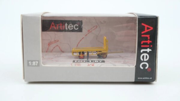 Artitec H0 387.32-YW Anhänger Bahnsteigkarre