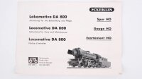 Märklin H0 DA 800 Dampflok BR 23 014 Wechselstrom
