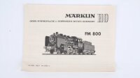 Märklin H0 FM 800 Dampflok BR 24 058 Wechselstrom