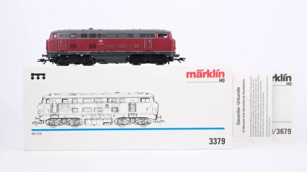 Märklin H0 3379 Diesellok BR 216 005-9 DB Wechselstrom