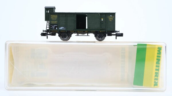 Minitrix N 13411K Gedeckter Güterwagen Gm K.Bay.Sts.B.