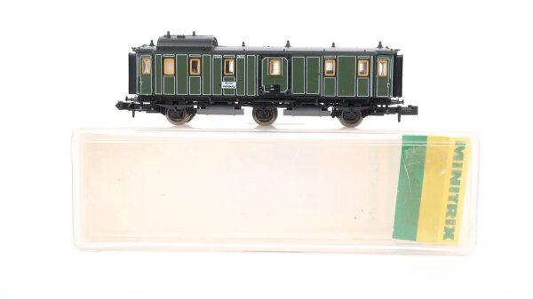 Minitrix N 51 3162 00 Schnellzuggepäckwagen K.Bay.Sts.B.