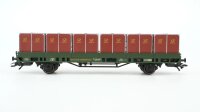Märklin H0 48584 Niederbordwagen mit Rollplattenbehältern  Post 2-t13 der DBP