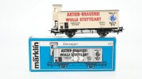 Märklin H0 4678 Bierwagen (WULLE) mit Bremserhaus Gk...