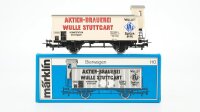 Märklin H0 4678 Bierwagen (WULLE) mit Bremserhaus Gk...