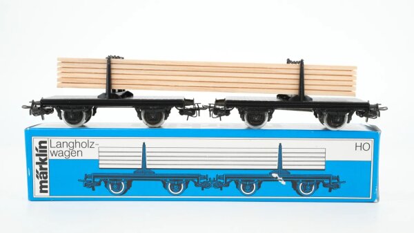 Märklin H0 4665 Langholzwagen