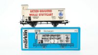 Märklin H0 4678 Bierwagen (WULLE) mit Bremserhaus Gk...