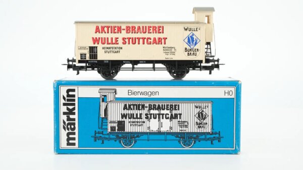 Märklin H0 4678 Bierwagen (WULLE) mit Bremserhaus Gk der K.W.St.E.