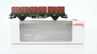 Märklin H0 48584 Niederbordwagen mit...