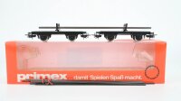 Primex H0 4598 Drehschemelwagen mit Schienenprofilen  H