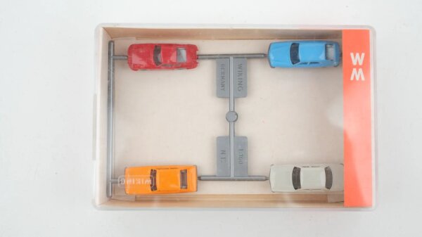 Wiking N 13 Fahrzeug-Set VW 411, Porsche 911, Audi 100, Ford Capri