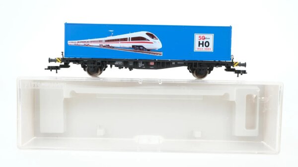 Fleischmann H0 82 5235 Container- und Wechselbehälter-Tragwagen 21 80 440 6 512-4 DB AG