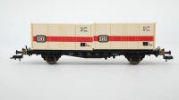 Fleischmann H0 5232 MV Container-Tragwagen  DB