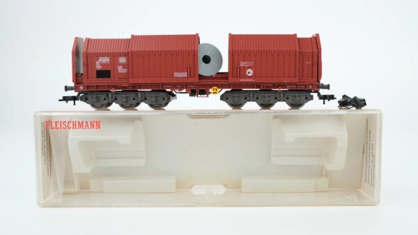 Fleischmann H0 5387 Teleskop-Haubenwagen 31 80 487 6 001-7 DB