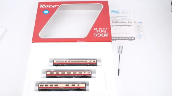 Roco H0 04070A Wagen Set TEE BR VT 11.5 VT 601 DB Gleichstrom