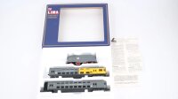 Lima H0 149803 G Dampfzug-Set H-L Schnellverkehr mit 2 Doppelstockwagen LBE Gleichstrom