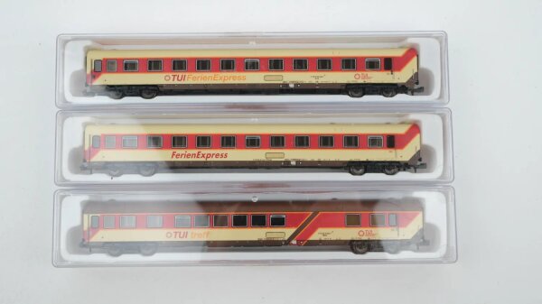 Hobbytrain N  H22051 Personenwagenset TUI Ferienexpress
