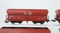 Fleischmann H0 Konvolut Erzwagen Erz IIId DB (Abbrüche)
