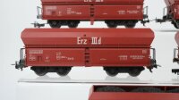 Fleischmann H0 Konvolut Erzwagen Erz IIId DB (Abbrüche)