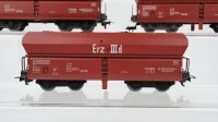 Fleischmann H0 Konvolut Erzwagen Erz IIId DB (Abbrüche)