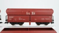 Fleischmann H0 Konvolut Erzwagen Erz IIId DB