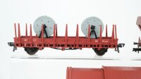 Fleischmann H0 Konvolut Teleskophaubenwagen Rungenwagen Selbstentladewagen DB (Abbrüche)