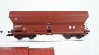 Fleischmann H0 Konvolut Teleskophaubenwagen Rungenwagen Selbstentladewagen DB (Abbrüche)