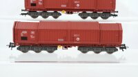 Fleischmann H0 Konvolut Teleskophaubenwagen Rungenwagen Selbstentladewagen DB (Abbrüche)
