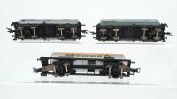 Fleischmann H0 Konvolut Schwerölwagen Gasdruckkesselwagen Ruhr-Stickstoff AG DB