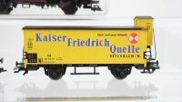 Fleischmann H0 Konvolut Säurefasswagen Kühlwagen Kaiser Friedrich Quelle gedeckter Güterwagen DB/DR