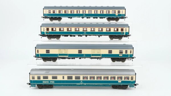 Fleischmann H0 Konvolut Packwagen Buffetwagen Quick-Pick Abteilwagen 1.Kl. 2.Kl. DB