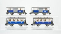 Fleischmann H0 Konvolut Edelweiss Personenwagen 2.Kl. Packwagen