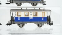 Fleischmann H0 Konvolut Edelweiss Personenwagen 2.Kl. Packwagen