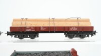 Märklin H0 Konvolut Hochbordwagen Niederbordwagen beladen DB