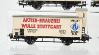 Märklin H0 Konvolut Kühlwagen "Wulles Bürger-Bräu Museum 1986" DB u.a.