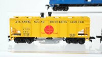Roco H0 Konvolut US Track Cleaning Car "Lantic Sugar" Caboose Box Car ATSX ATSF CR