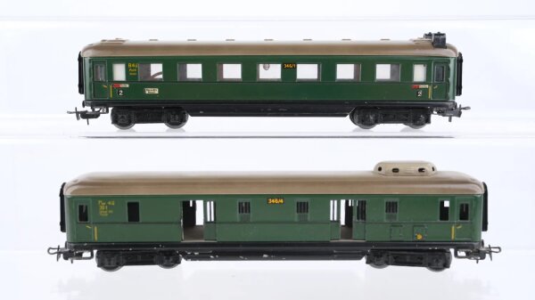Märklin H0 Konvolut 346/1 Personenwagen 364/4 Packwagen