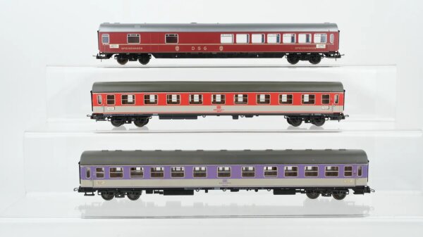 Unbekannt H0 Konvolut Abteilwagen 1./2. Kl. Speisewagen "DSG Mitropa" DB