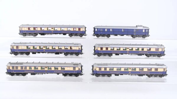 Liliput H0 Konvolut Rheingold Gesellschaftswagen Packwagen DR