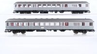 Roco H0 Konvolut Silberlinge Personenwagen mit Führerstand und Stückgutabteil DB