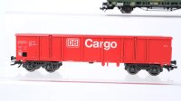Märklin H0 Konvolut Rungenwagen Hochbordwagen Niederbordwagen Niederbordwagen mit Post-Behälter DB