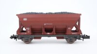 Roco N 02318A Selbstentladewagen mit Kohleladung DB