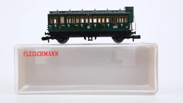 Fleischmann N 8094 Abteilwagen 3. Kl m. Bremserhaus C3Pr89 DRG