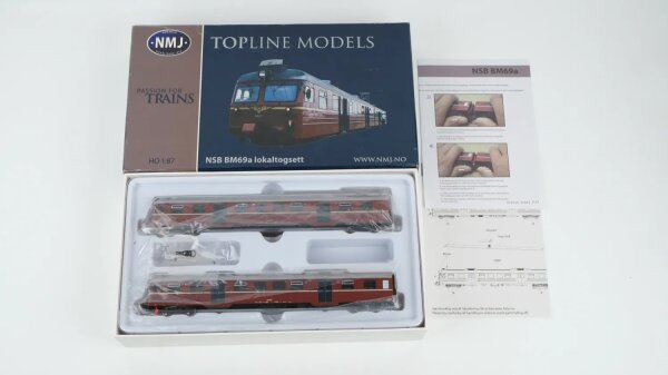 NMJ H0 84.102DC Elektro-Triebwagen BR BM69A.07 NSB Gleichstrom