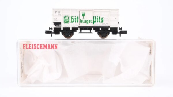 Fleischmann N 8362 Gedeckter Güterwagen Bitburger Pils G 10 DRG