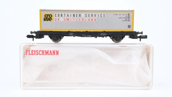 Fleischmann N 8241 Behältertragwagen Container Service Lbs 593 DB