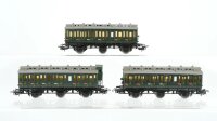 Märklin H0 Konvolut Abteilwagen 2.Kl. Abteilwagen mit Bremserhaus 2.Kl. grün