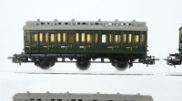 Märklin H0 Konvolut Abteilwagen 2.Kl. Abteilwagen mit Bremserhaus 2.Kl. grün