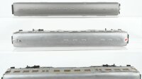 Märklin H0 Konvolut Silberlinge Personenwagen mit Führerstand und Stückgutabteil 2.Kl. Personenwagen 1./2.Kl. Steuerwagen mit Stückgutabteil 2.Kl DB (teilw. bemalt)