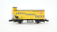 Märklin Z 86611 Flachdachwagen mit Bremserhaus "Kaiser Fried. Quelle Offenbach/M." DB